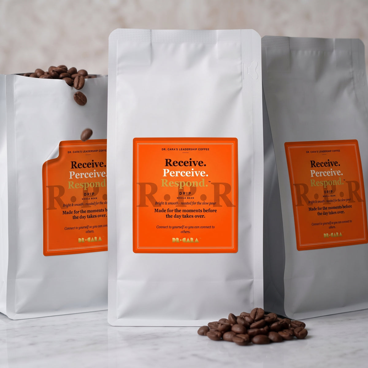 RECEIVE · PERCEIVE · RESPOND™ - DRIP (Whole Bean)